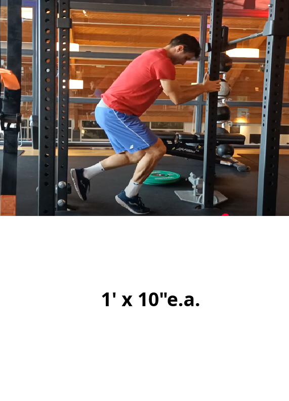 Bent Knee Calf Raise ISO Hold