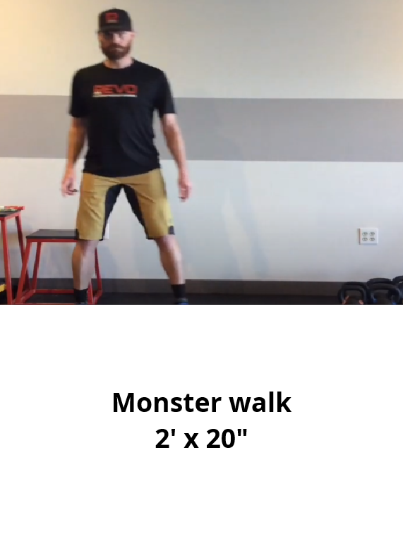 Monster walks